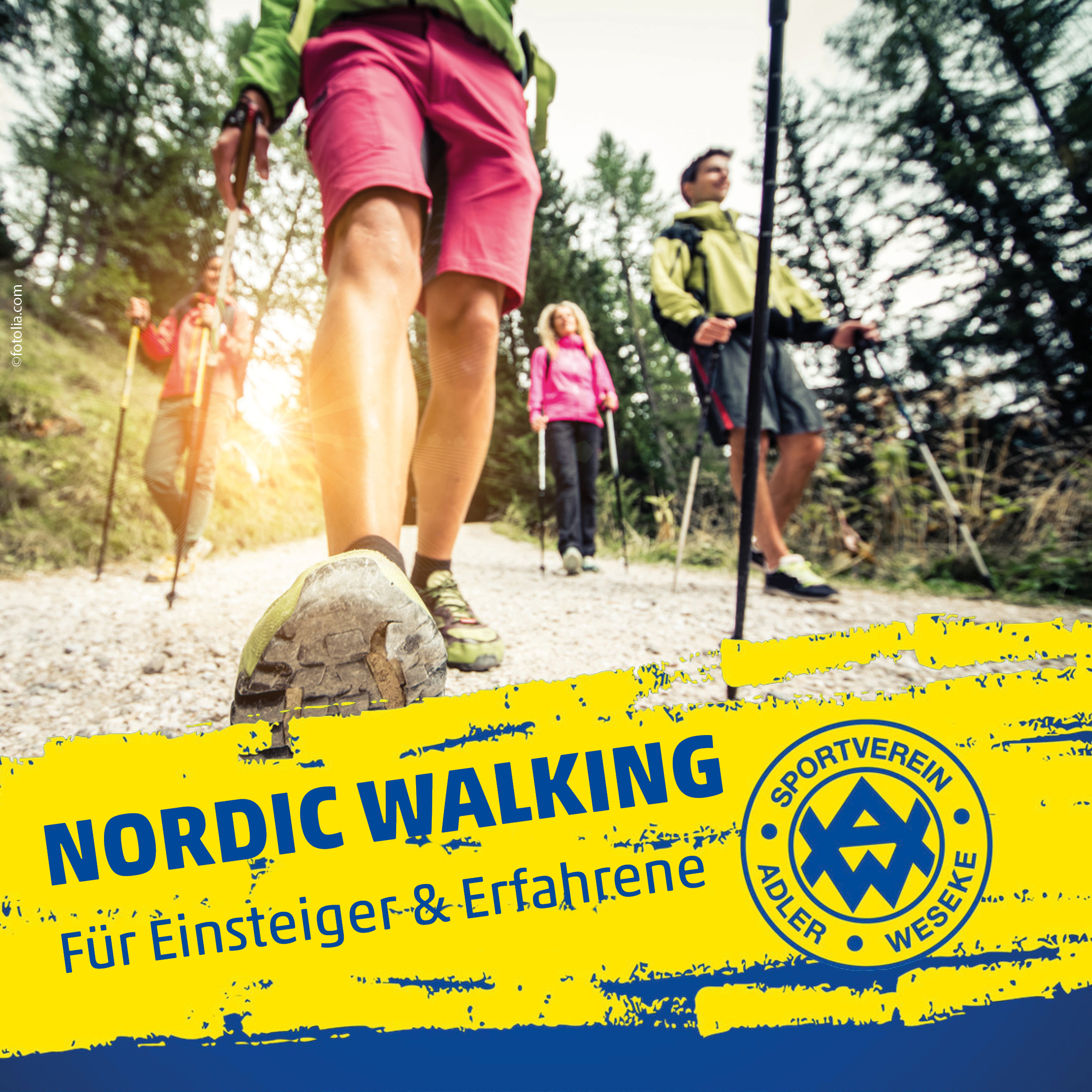 Nordic Walking Kurs vom SV Adler Weseke